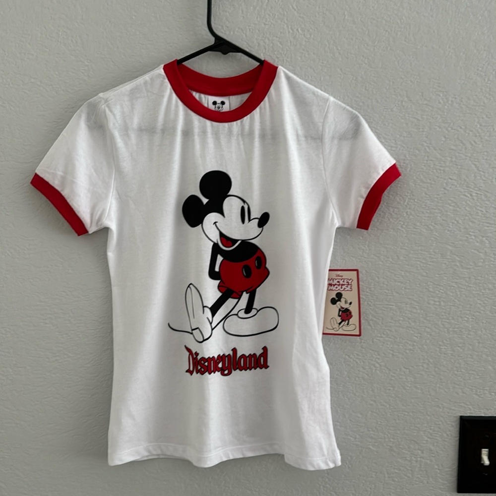 NWT DISNEYLAND PARK Fitted Ringer T Shirt